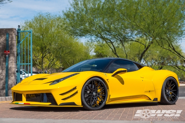 2012 Ferrari 458 Italia with 21" Forgiato Maglia-ECL in Custom wheels