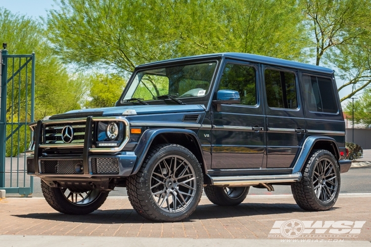 2018 Mercedes-Benz G-Class with 22" Vorsteiner V-FF 107 in Graphite (Carbon Graphite) wheels