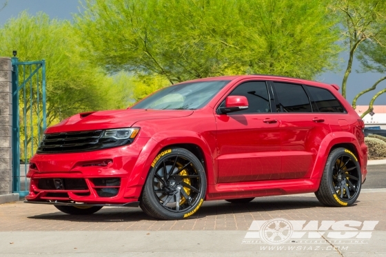 2018 Jeep Grand Cherokee with 22" Forgiato Troppo-ECL in Custom wheels