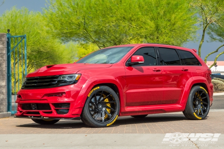 2018 Jeep Grand Cherokee with 22" Forgiato Troppo-ECL in Custom wheels