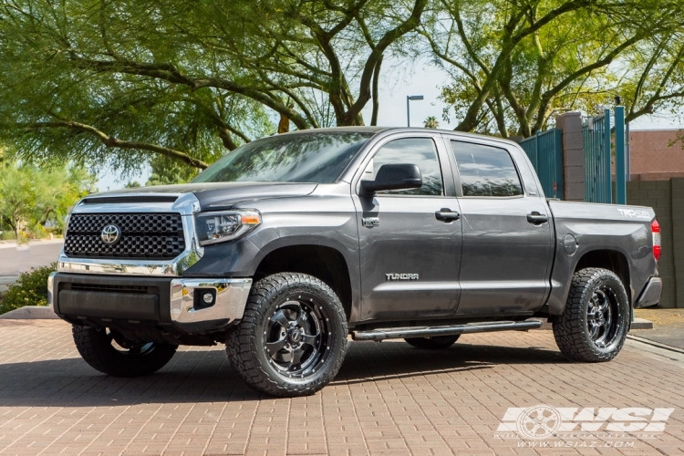 2018 Toyota Tundra with 20" SOTA Off Road Novakane 5 in Black Milled (Death Metal) wheels