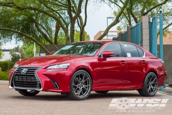 2018 Lexus GS with 20" Vorsteiner V-FF 103 in Graphite (Carbon Graphite) wheels