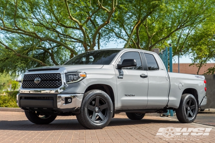 2018 Toyota Tundra with 20" Black Rhino Everest in Matte Black wheels