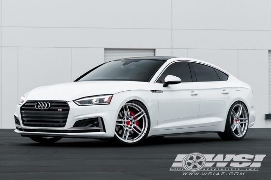 2018 Audi S5 with 20" Vorsteiner V-FF 110 in Gray (Zara Gray) wheels