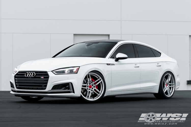 2018 Audi S5 with 20" Vorsteiner V-FF 110 in Gray (Zara Gray) wheels