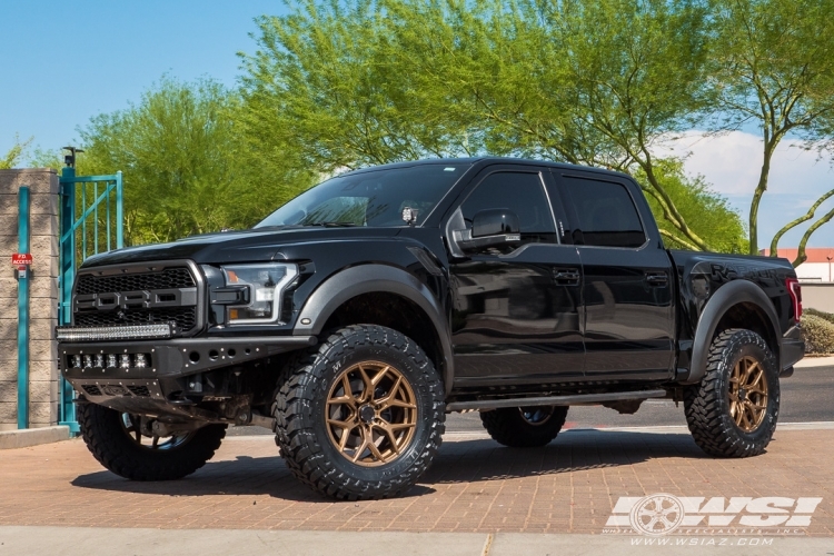 2018 Ford F-150 with 20" VenomRex VR-601 in Bronze (Desert Bronze) wheels