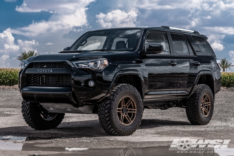 2018 Toyota 4-Runner with 17" VenomRex VR-602 in Bronze (Highland Bronze) wheels