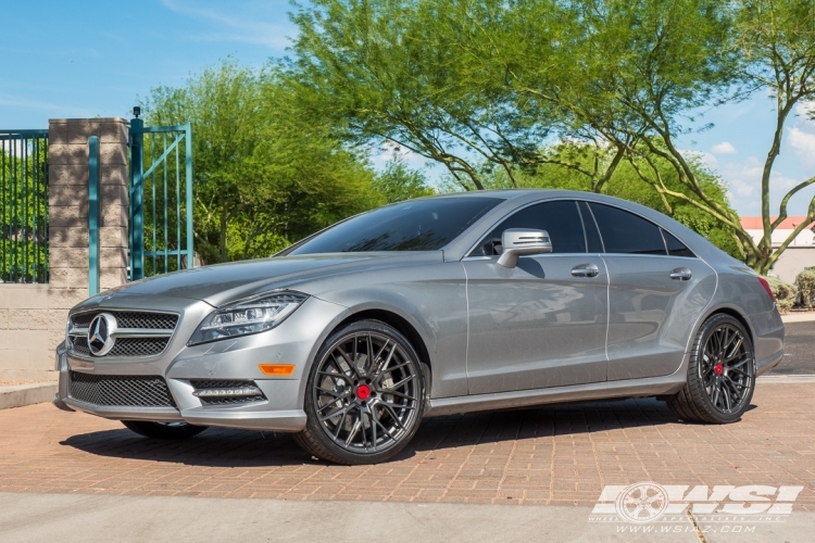 2013 Mercedes-Benz CLS-Class with 20" Vorsteiner V-FF 107 in Graphite (Carbon Graphite) wheels