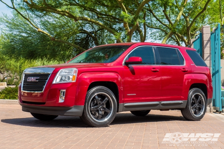 2014 GMC Terrain with 19" Petrol P1B in Gloss Black (Machined Lip) wheels