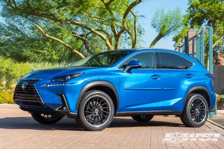 2019 Lexus NX with 20" Giovanna Spira FF in Gloss Black (Directional - Flow-Formed) wheels