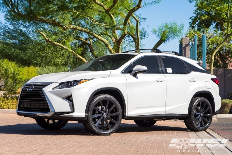 2018 Lexus RX with 22" Koko Kuture Kapan in Gloss Black wheels