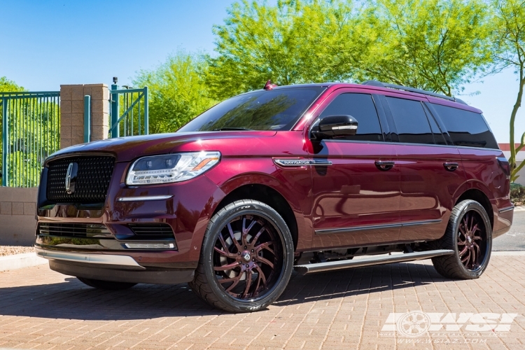 2018 Lincoln Navigator with 24" Lexani Forged LF-745 Calypso in Custom wheels