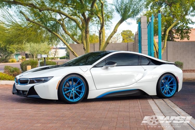 2016 BMW i8 with 20" TSW Bathurst (RF) in Gunmetal (Rotary Forged) wheels