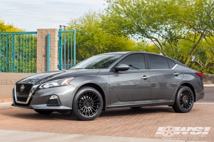 2019 Nissan Altima with 18" TSW Luco in Gloss Black wheels