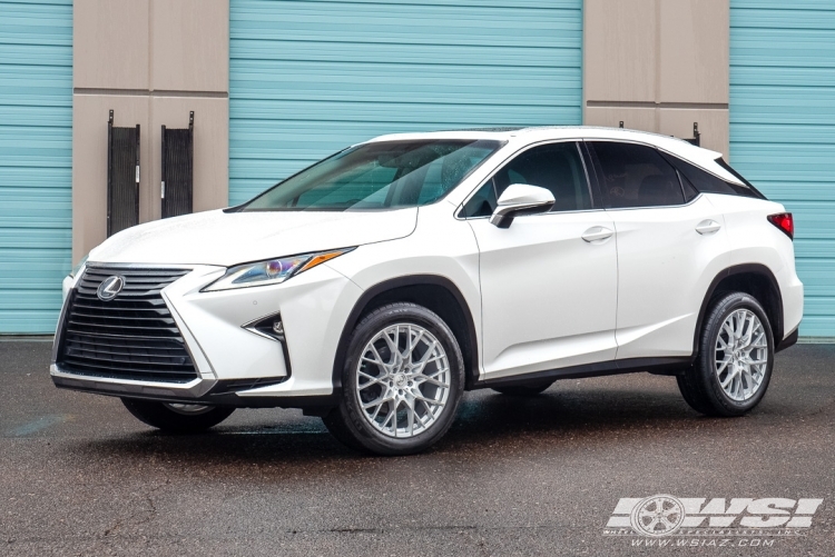 2016 Lexus RX with 20" TSW Sebring in Silver Machined wheels