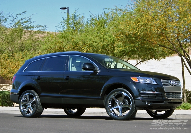 2007 Audi Q7 with 22" Giovanna Dalar-5 in Chrome wheels