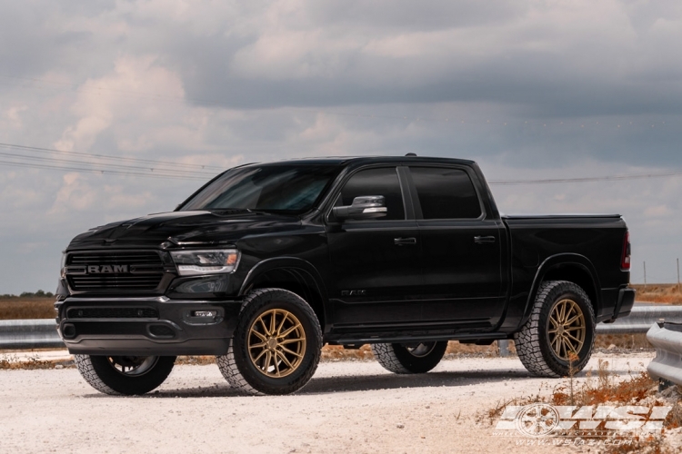 2019 Ram Pickup with 20" Vossen HF6-1 in Tinted Matte Bronze wheels