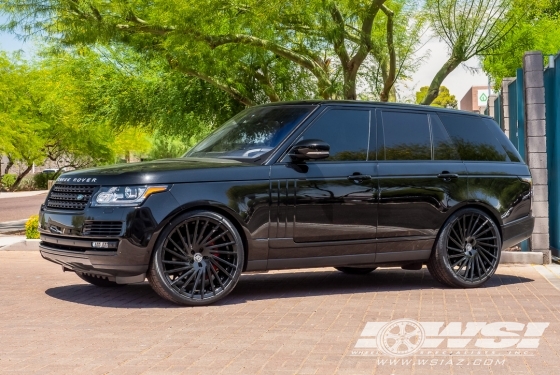 2016 Land Rover Range Rover with 24" Lexani Wraith in Gloss Black wheels