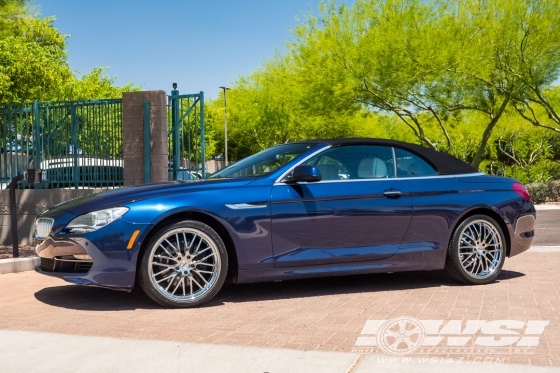 2012 BMW 6-Series with 19" TSW Snetterton in Chrome wheels