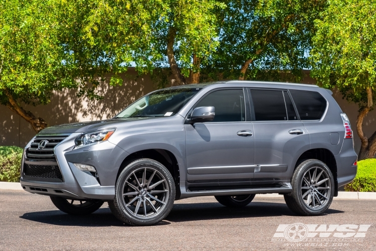 2019 Lexus GX with 22" Vossen HF6-1 in Tinted Matte Gunmetal wheels