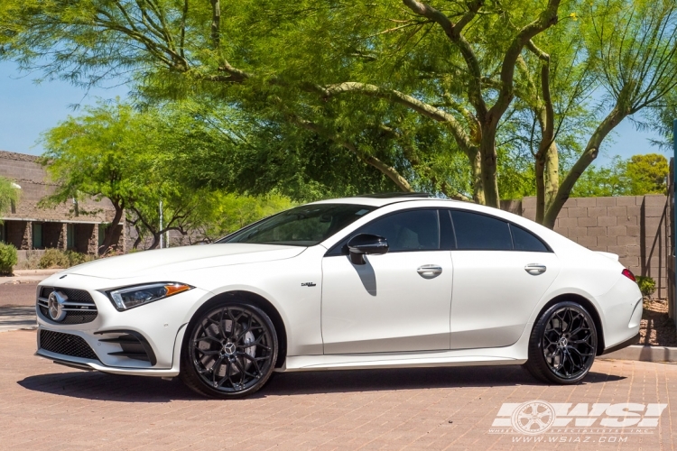 2019 Mercedes-Benz CLS-Class with 20" Gianelle Monte Carlo in Gloss Black wheels