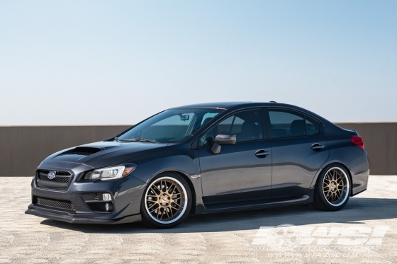 2019 Subaru WRX with 18" TSW Avalon (RF) in Bronze (Machined Lip) wheels