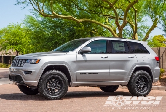 2019 Jeep Grand Cherokee with 20" Black Rhino Barstow in Matte Black wheels