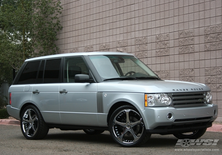 2007 Land Rover Range Rover with 22" Giovanna Dalar-5 in Chrome wheels