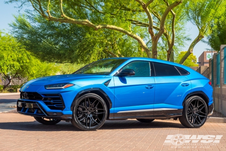 2019 Lamborghini Urus with 24" Giovanna Bogota in Gloss Black wheels