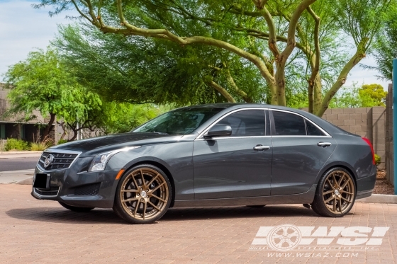 2014 Cadillac ATS with 20" Gianelle Monaco in Bronze wheels