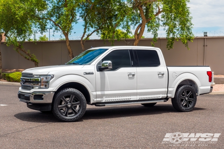 2019 Ford F-150 with 20" Black Rhino Haka in Gloss Black Milled wheels