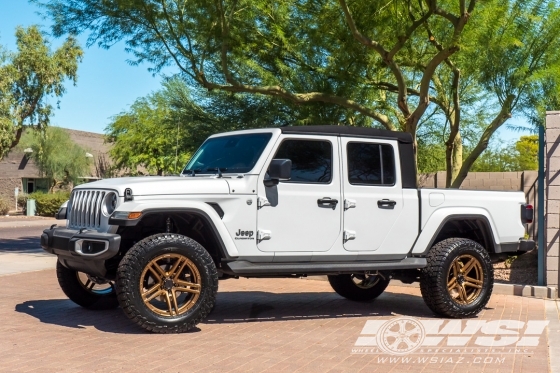 2020 Jeep Gladiator with 20" VenomRex VR-501 in Bronze (Highland Bronze) wheels