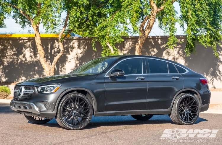 2020 Mercedes-Benz GLC-Class with 22" Koko Kuture Funen in Gloss Black wheels