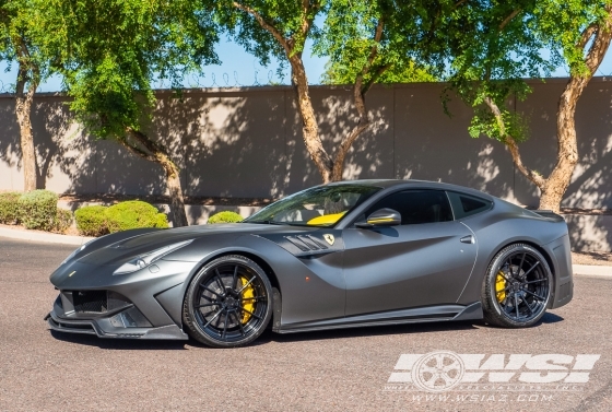 2014 Ferrari F12 with 21" Forgiato Tecnica 2.4 in Custom wheels