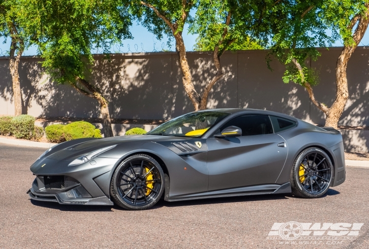 2014 Ferrari F12 with 21" Forgiato Tecnica 2.4 in Custom wheels