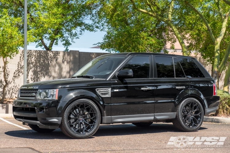 2011 Land Rover Range Rover Sport with 22" Gianelle Monte Carlo in Gloss Black wheels