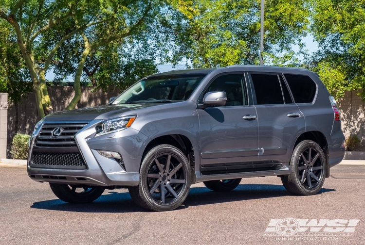 2019 Lexus GX with 22" Status Brute in Carbon wheels