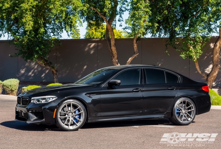 2019 BMW M5 with 21" Velos Designwerks VCS V in Custom wheels