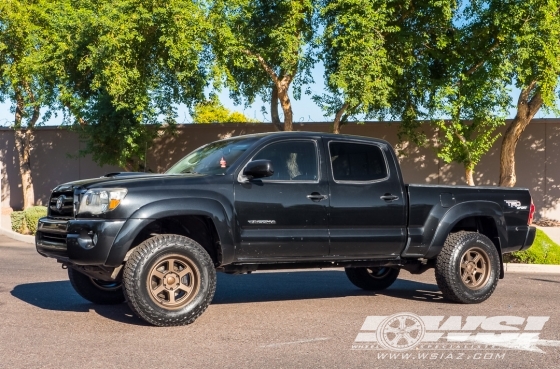 2007 Toyota Tacoma with 17" Black Rhino Rumble in Bronze wheels