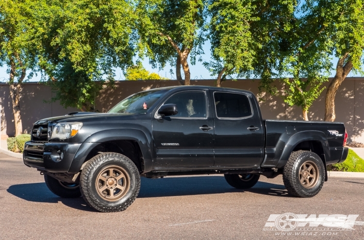 2007 Toyota Tacoma with 17" Black Rhino Rumble in Bronze wheels