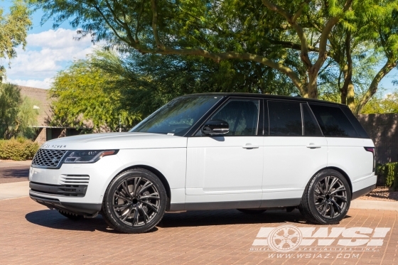 2020 Land Rover Range Rover with 22" Redbourne Noble in Gunmetal (Gloss Black Face) wheels
