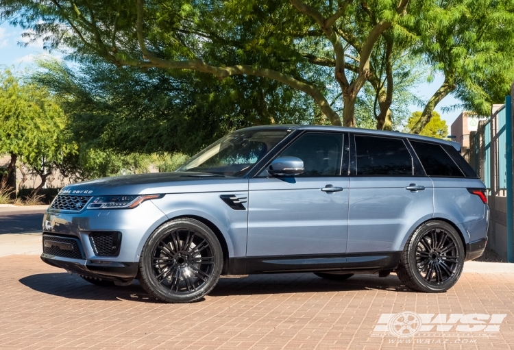 2019 Land Rover Range Rover Sport with 22" Redbourne Manor in Gloss Black wheels