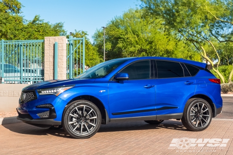 2020 Acura RDX with 20" Gianelle Cuba-10 in Matte Black (w/Ball Cut Details) wheels