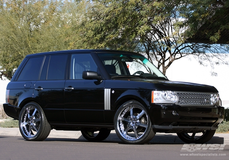2006 Land Rover Range Rover with 24" Giovanna Closeouts Gianelle Spezia-6 in Chrome wheels
