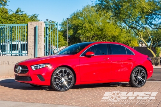 2020 Mercedes-Benz A-Class with 19" Petrol P5A in Black Machined wheels