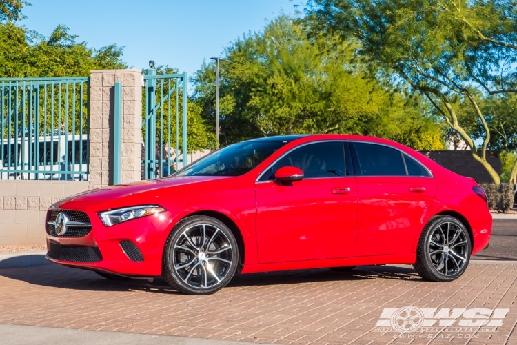 2020 Mercedes-Benz A-Class with 19" Petrol P5A in Black Machined wheels