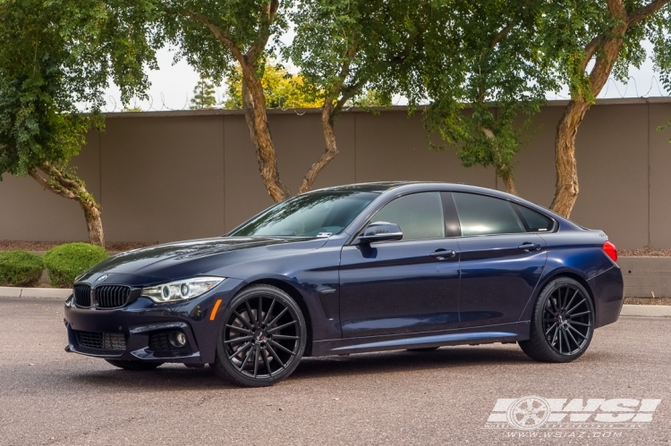 2016 BMW 4-Series with 20" Gianelle Verdi in Gloss Black wheels