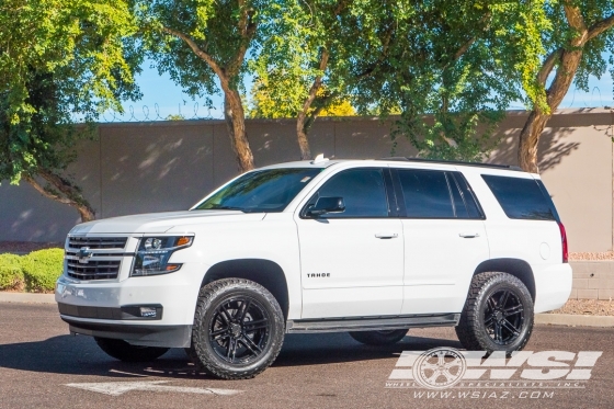 2018 Chevrolet Tahoe with 20" VenomRex VR-602 in Black (Coal Black) wheels