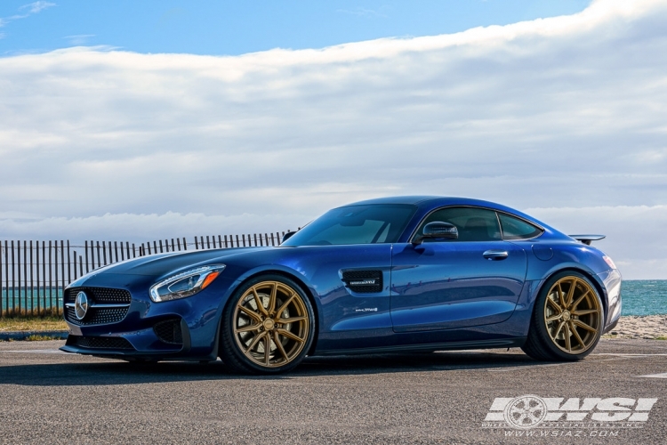 2020 Mercedes-Benz AMG GT-Series with 20" Vossen HF-3 in Textured Bronze (Custom Finish) wheels