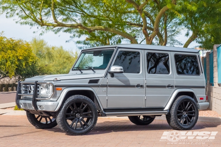 2017 Mercedes-Benz G-Class with 22" TSW Gatsby in Matte Black wheels